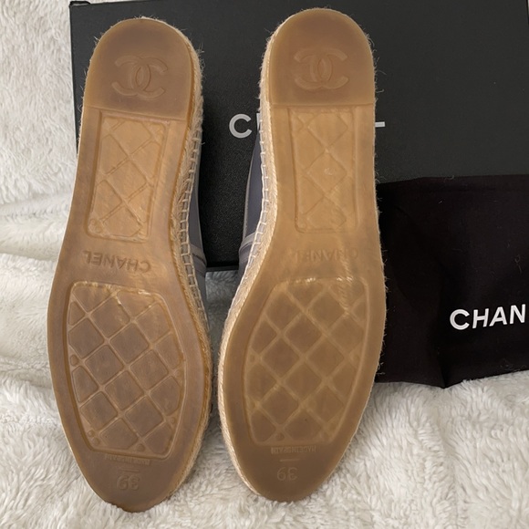 Chanel mesh grosgrain espadrilles - Picture 5 of 9